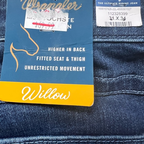 Wrangler Willow riding jeans 31x34 - Picture 6 of 8